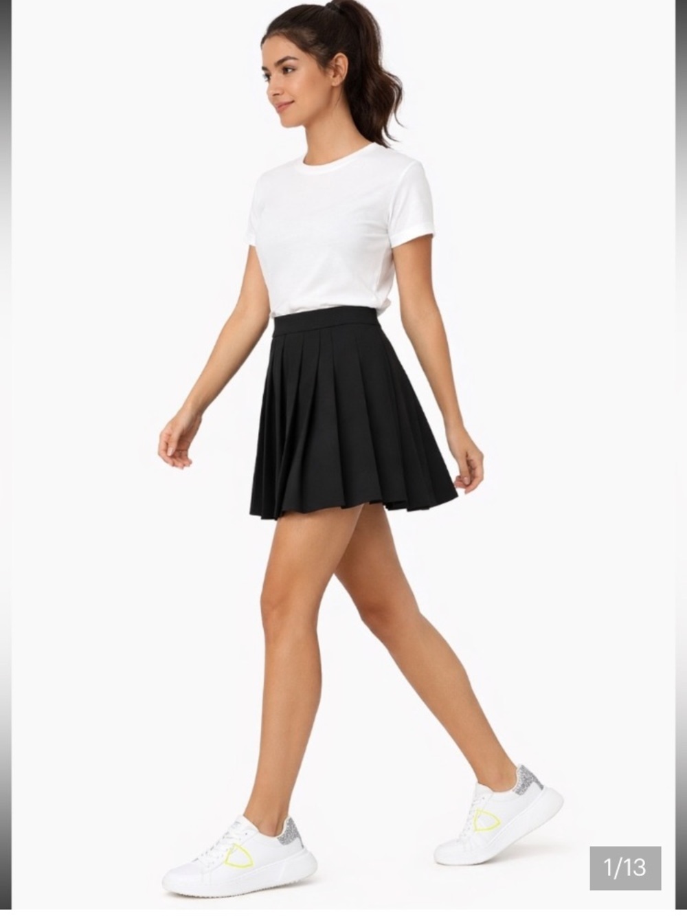 Philippe Model Paris Bianco Sneakers Leather Minimalist Preppy Academia School